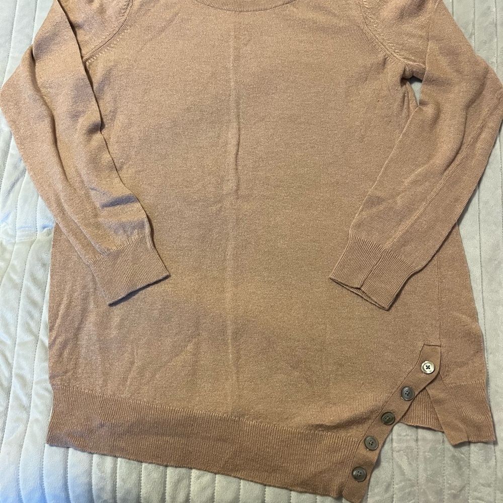 Ann Taylor sweater, tunic. Beautiful camel color.